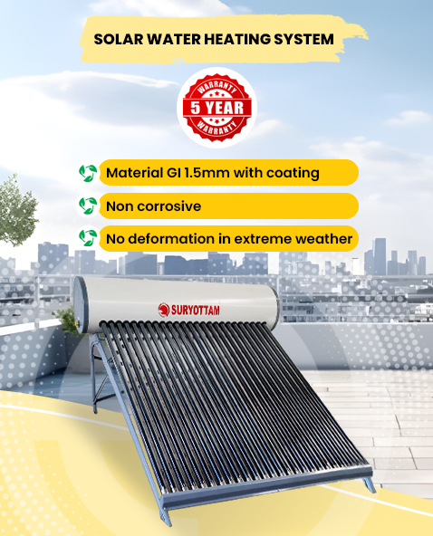 ETC solar water heater manufacturer